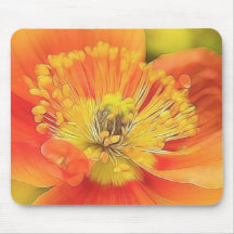 Iceland Poppy Mouse Pad