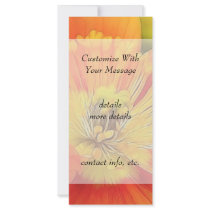 Iceland Poppy Personalized Rack Card