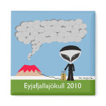 Iceland Volcano 2010 Magnet