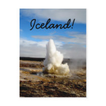 Icelandic Geyser Post Card