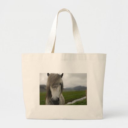 Icelandic Horse Canvas Tote Bag
