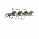 Icelandic horses are smooth as silk ~ Long sleeve t-shirts