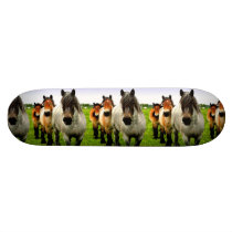 Icelandic Ponies skateboards by Horse_Play Icelandic Ponies skateboards