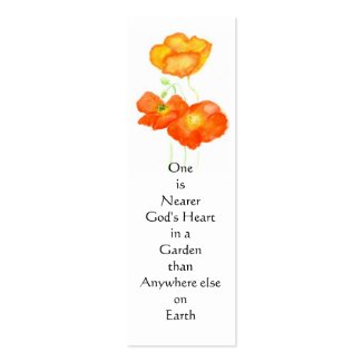 Icelandic Poppies Bookmark profilecard