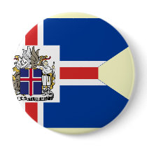 Icelandic Presidential, Iceland buttons by bestflag Icelandic Presidential, Iceland buttons