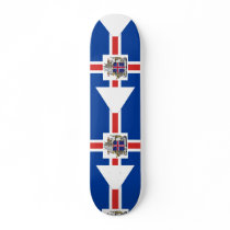 Icelandic Presidential, Iceland flag Skate Decks