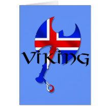 Icelandic Viking gifts for Iceland lovers worldwid Greeting Cards