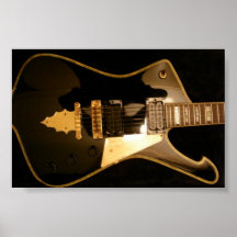 Iceman Guitar Poster