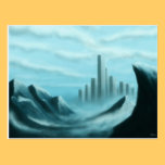 iceworld scifi/fantasy art postcard postcards