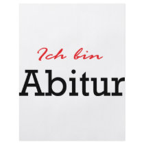 Ich bin Abitur icon Full Color Flyer