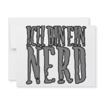 Ich Bin Ein Nerd invitations