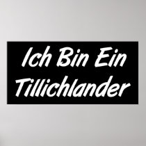 Ich Bin Ein Tillichlander Print