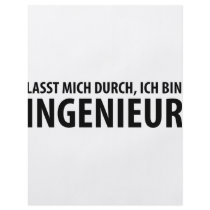Ich bin Ingenieur icon flyers