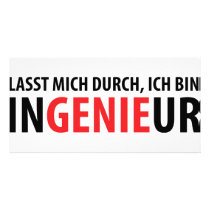 Ich bin Ingenieur photo cards