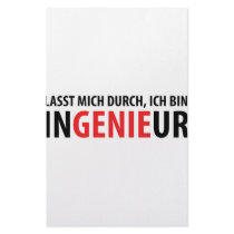 Ich bin Ingenieur stationery