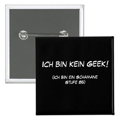 Ich bin kein Geek! Button