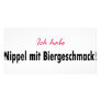 Ich habe Nippel mit Biergeschmack! T-shirt Custom Photo Card