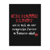 Ich hasse Kunst... postcards