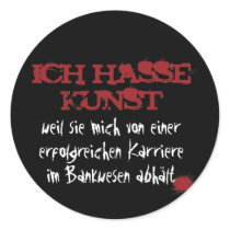 Ich hasse Kunst... stickers