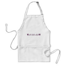 ich liebe dich aprons