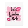 ich liebe dich postcard