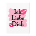 ich liebe dich postcards by shopaholicchick ich liebe dich postcards