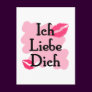 ich liebe dich postcard