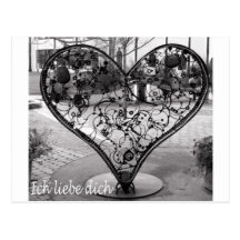 Ich liebe dich postcards