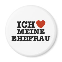 Ich Liebe Meine ehefrau magnets