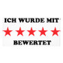 ich wurde mit 5 sternen bewertet personalized photo card