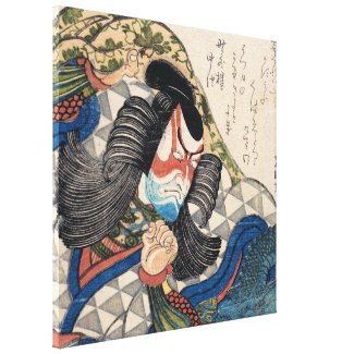 Ichikawa Danjuro IV in the Role of Kagekiyo art Stretched Canvas Print