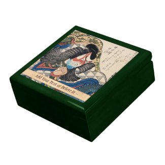 Ichikawa Danjuro IV in the Role of Kagekiyo art Keepsake Box