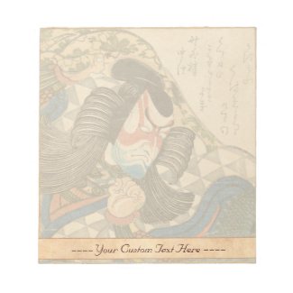 Ichikawa Danjuro IV in the Role of Kagekiyo art Memo Notepads