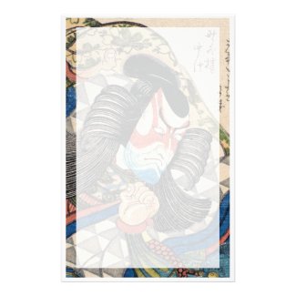 Ichikawa Danjuro IV in the Role of Kagekiyo art Customized Stationery