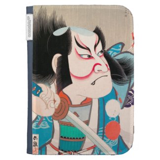 Ichikawa Danjuro kabuki samurai warrior tattoo art Case For The Kindle