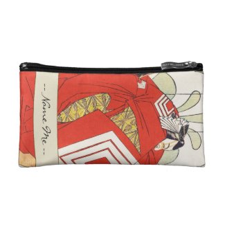 Ichikawa Danjuro V in a Shibaraku Role Katsukawa Makeup Bags