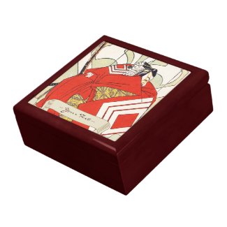 Ichikawa Danjuro V in a Shibaraku Role Katsukawa Gift Boxes