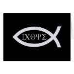 Ichthus - Christian Fish Symbol Card