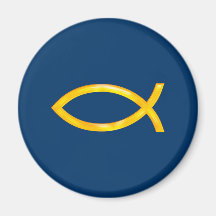 Ichthus - Christian Fish Symbol Magnet
