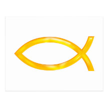 Ichthus - Christian Fish Symbol Postcards