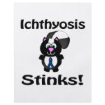 Ichthyosis Stinks Skunk Awareness Design flyers