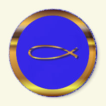 Ichthys Blue-Gold Magnet