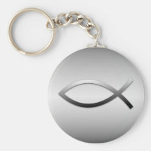 Ichthys Jesus Fish Key Chain