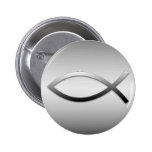 Ichthys Jesus Fish buttons