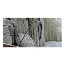 Icicle Falls Picture Card