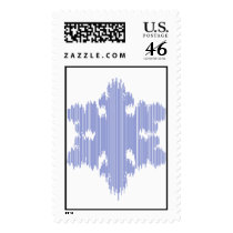 Icicle Snowflake - Postage Stamp