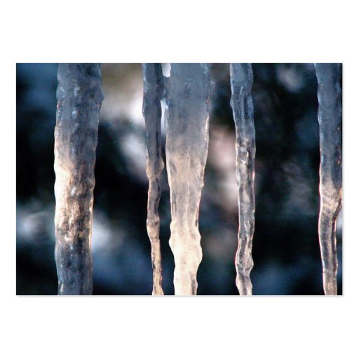 Icicles ATC Business Card Templates (front side)