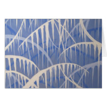 Icicles note card- painting by Madsahara cards
