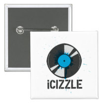 ICIZZLE Record Logo Button buttons