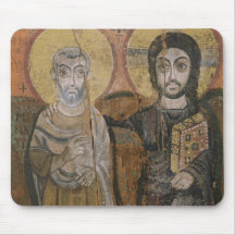 Icon depicting Abbott Mena with Christ Mouse Pads
